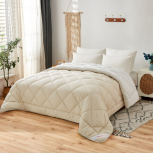 NOVOTEXTIL HOGAR Edredón Relleno Nórdico Bicolor Cama 90 hasta Cama 180, Edredón de Fibra 350 gr/m² - Nórdico Invierno Suave, Ligero, Reversible y Transpirable - ✅ Entrega 24/72h a toda españa - Beige/Lino