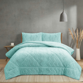 NOVOTEXTIL Edredón Invierno Sherpa Cama 90 hasta 150 Extra Grueso 560gr/m2 Efecto Borreguito - Edredón Suave, Cálido y Transpirable con 1 o 2 Fundas Almohada (50x70) - ✅ Entrega 24/72h a toda españa - Norwish Agua