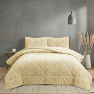 NOVOTEXTIL Edredón Invierno Sherpa Cama 90 hasta 150 Extra Grueso 560gr/m2 Efecto Borreguito - Edredón Suave, Cálido y Transpirable con 1 o 2 Fundas Almohada (50x70) - ✅ Entrega 24/72h a toda españa - Norwish Lino