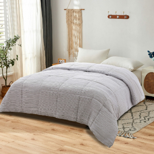 Edredón de Invierno Reversible 350g NOVOTEXTIL – Fibra Hueca Siliconada, Estampado Moderno, Cálido y Suave. - ✅ Entrega 24/72h a toda españa - Shanghai