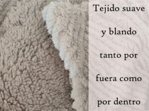 NOVOTEXTIL Edredón Invierno Sherpa Cama 90 hasta 150 Extra Grueso 560gr/m2 Efecto Borreguito - Edredón Suave, Cálido y Transpirable con 1 o 2 Fundas Almohada (50x70) - ✅ Entrega 24/72h a toda españa - Imagen 6