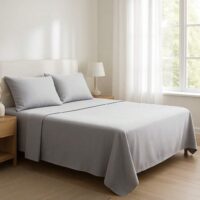 Novotextil - Sábana Encimera de Microfibra de Poliéster Lisa y Suave 75 g/m² - Tacto Sedoso, Ligera y Transpirable - Ideal para Primavera y Verano - Fácil Lavado, Secado Rápido y Sin Planchado - Ropa de Cama Disponible en Varios Colores y Tamaños ✅ Entrega 24/72h a toda España