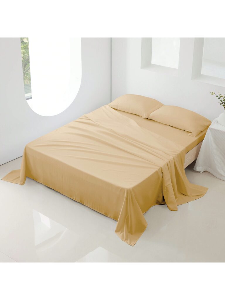 Novotextil Juego de Sábanas 3 Piezas Cama 90 105 135 150 180 y 200cm – 100% Microfibra Suave y Transpirable – Incluye Sábana Bajera Ajustable + Encimera + Funda de Almohada – Ropa de Cama Moderna y Elegante para Todas las Estaciones – Fácil Lavado y Secado Rápido ✅ Entrega 24/72h a toda españa - Crema
