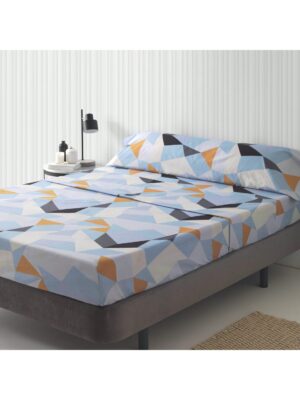 Novotextil - Juego de Sábanas 3 Piezas de Microfibra 100% Poliéster - Sábana Encimera, Bajera Ajustable (hasta 27 cm) y Funda de Almohada - Suaves, Transpirables y Antiarrugas - Ideal para Primavera y Verano - Fácil Lavado, Secado Rápido y Sin Planchado - Disponible en Varios Colores y Tamaños ✅ Entrega 24/72h a Toda España