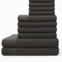 NOVOTEXTIL – Pack 10 Toallas de Algodón 100% – Elige 2 Toallas Baño (100x150 cm) o 2 Ducha (70x140 cm) + 4 Mano (50x100 cm) + 4 Cara/Bidé (30x50 cm) – Toallas Suaves, Absorbentes y Duraderas – Varios Colores Disponibles Entrega rápida 24/72h a toda España