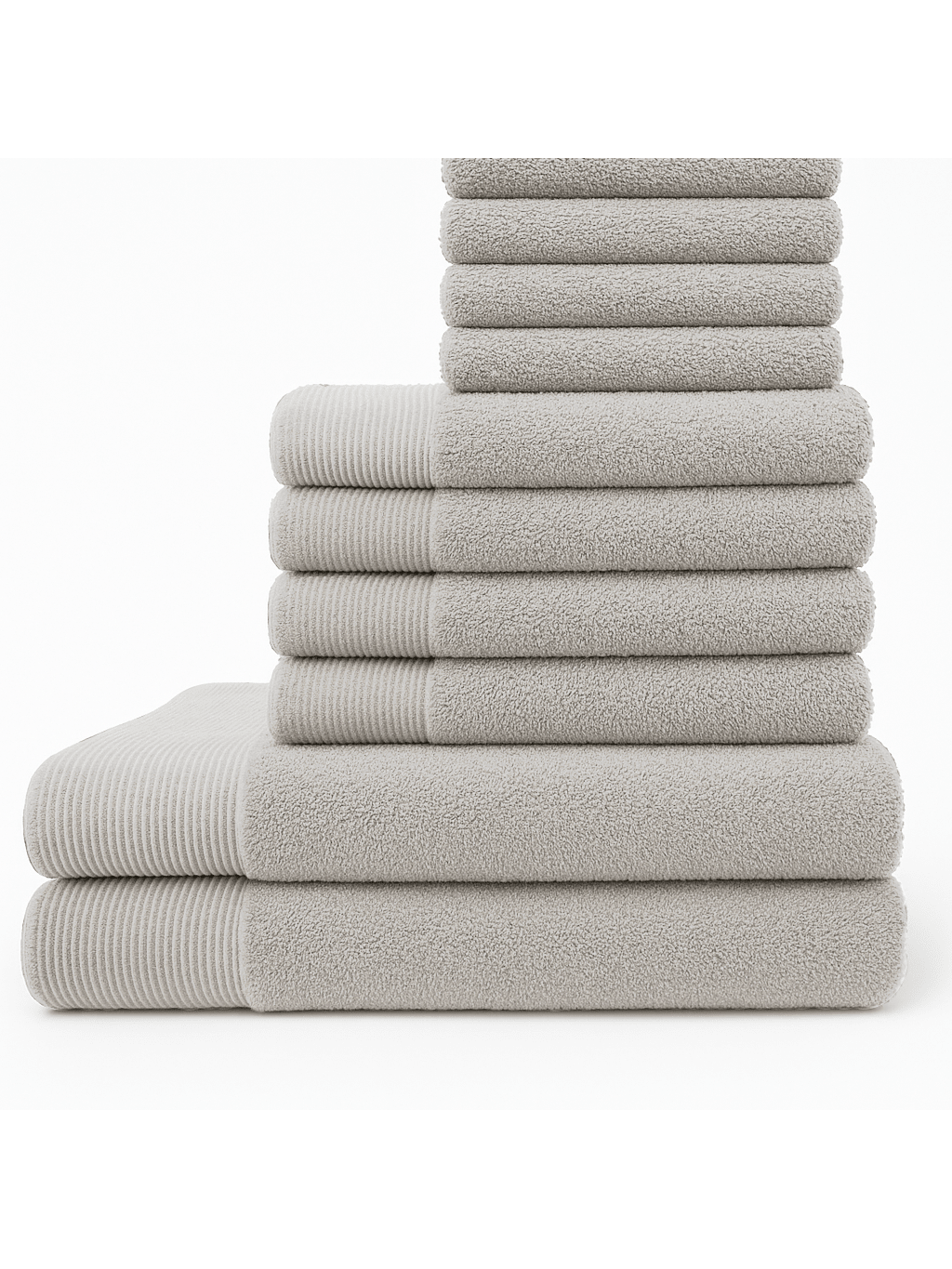 Pack 10 Toallas de Algodón 100% · Blanco