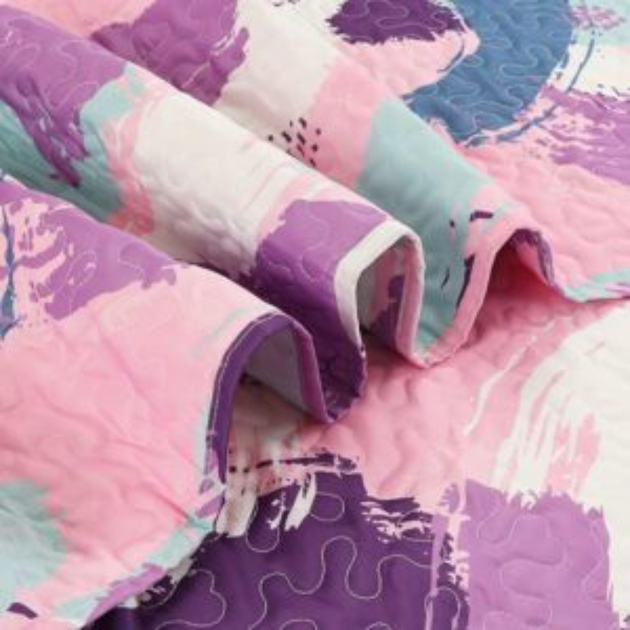 NOVOTEXTIL Colcha Estampada para Cama Individual(90 y 105). Tejido Fino Temporada Primavera/Verano con Colores Vivos; Interior 100% Algodón, Exterior 100% Microfibra. Una Funda de cojín incluida(50x70) - ✅ Entrega 24/72h a toda españa - Imagen 7