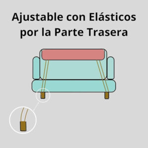 Fundas Sofá Ajustables Universales 1, 2, 3 Plazas y Chaise Longue, Protector Cubre Sofá Antimanchas y Resistente, Ideales para Mascotas y Decoración Hogar - ✅ Entrega 24/72h a toda españa - Imagen 6