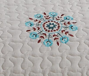 NOVOTEXTIL HOGAR Colcha Bordada Primavera/Verano con 4 Cojines. Ligera, Elegante y Suave para Dormitorio. - ✅ Entrega 24/72h a toda españa - Imagen 3