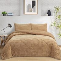 NOVOTEXTIL Edredón Invierno Sherpa Extra Grueso 560gr/m2 - Sedalina, Fibra Hueca y Sherpa(Efecto Borreguito). 1 o 2 Fundas Cojín (50x70) - ✅ Entrega 24/72h a toda españa