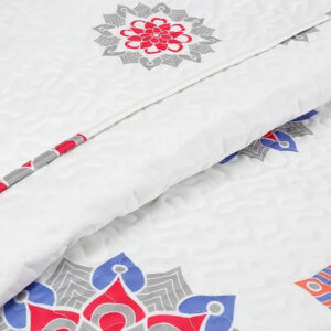Novotextil-Colcha Primavera/Verano Estampada para Cama Desde 90 hasta 135. Relleno 100% algodón, Tejido Exterior 100% Microfibra - ✅ Entrega 24/72h a toda españa - Imagen 4