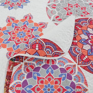 Novotextil-Colcha Primavera/Verano Estampada para Cama Desde 90 hasta 135. Relleno 100% algodón, Tejido Exterior 100% Microfibra - ✅ Entrega 24/72h a toda españa - Imagen 5